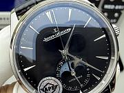 Jaeger-LeCoultre Master Ultra Thin Moon Watch – Black Dial, Alligator Leather Strap - 6