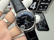 Jaeger-LeCoultre Master Ultra Thin Moon Watch – Black Dial, Alligator Leather Strap - 3