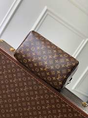 Louis Vuitton Speedy 25 Bandoulière – Monogram Canvas with Black Leather & Chain - 5