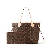 Louis Vuitton Neverfull MM Monogram Canvas Tote Bag – Brown - 5