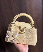 Louis Vuitton Capucines Mini Bag 21cm – Beige with Gold Hardware - 2