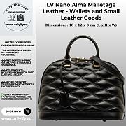 Louis Vuitton Nano Alma – Malletage Leather - 1