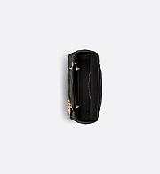 Dior Small Bag in Black Premium leather with Gold-Tone Hardware - 6
