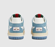 Women's Gucci Re-Web Sneaker in Blue GG Fabric - 2