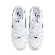 Nike Air Force 1 '07 LV8 Shoes – White/Blue - 4