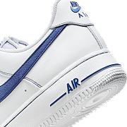 Nike Air Force 1 '07 LV8 Shoes – White/Blue - 3