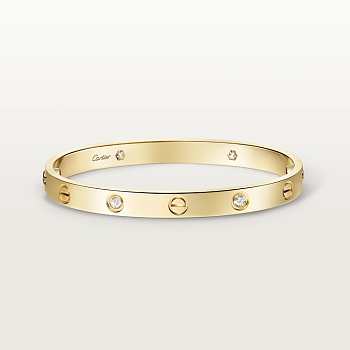 Cartier Inspired Love Bracelet with Screw Motif – Gold Tone