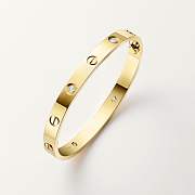 Cartier Inspired Love Bracelet with Screw Motif – Gold Tone - 5