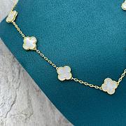 White Alhambra Clover Bracelet – Van Cleef & Arpels Inspired - 2