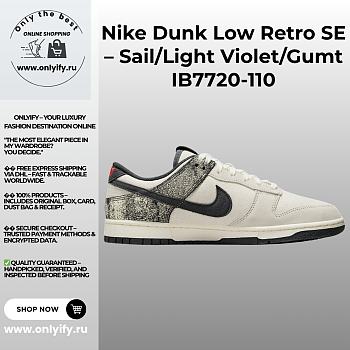Nike Dunk Low Retro SE Men’s Shoes – Phantom/Black/Sail IB7720-110