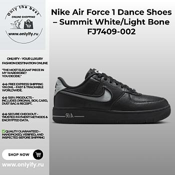 Nike Air Force 1 Dance Shoes – Summit White/Light Bone FJ7409-002