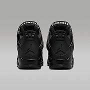 Nike Air Jordan 4 Net 'Triple Black' FN7251-001 - 5