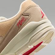 Jordan Flight Court “Mushroom / Desert Camo / Fossil / Fire Red” – HF3255-201 - 3