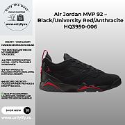 Air Jordan MVP 92 – Black/University Red/Anthracite HQ3950-006 - 1