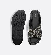 Dior Alias Sandal Beige and Black Dior Oblique Jacquard 3SA126ZSA_H961 - 3