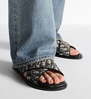 Dior Alias Sandal Beige and Black Dior Oblique Jacquard 3SA126ZSA_H961 - 6