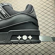 Louis Vuitton Trainer Sneaker “Black Monogram” – 1AAREW - 2