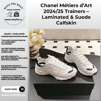 Chanel Métiers d’Art 2024/25 Trainers – Laminated & Suede Calfskin