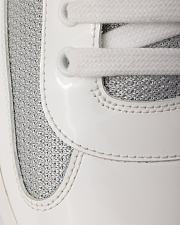 Prada America's Cup Sneakers – White and Grey Patent Leather - 2