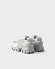 Prada Cloudbust Thunder Technical Fabric Sneakers – White/Grey - 5