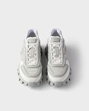 Prada Cloudbust Thunder Technical Fabric Sneakers – White/Grey - 4