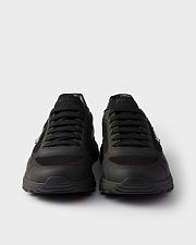 Prada Mesh and Rubber Sneakers – Triple Black - 4