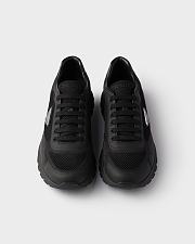 Prada Mesh and Rubber Sneakers – Triple Black - 2