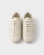 Prada Soft Calfskin Retro Sneakers – Off-White - 4