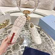 Prada Soft Calfskin Retro Sneakers – Off-White - 5