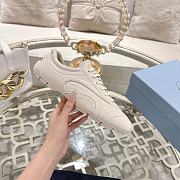 Prada Soft Calfskin Retro Sneakers – Off-White - 6