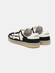 AMIRI Pacific Bones Sneakers – Black Suede with Bone Appliqué - 5