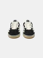 AMIRI Pacific Bones Sneakers – Black Suede with Bone Appliqué - 4