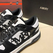 AMIRI Black & White Classic Low-Top Sneakers - 3