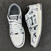 Amiri Skel Top Low Sneakers – Grey Tie Dye - 5