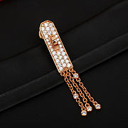 Hermès Kelly Gavroche Earrings in Rose Gold - 4