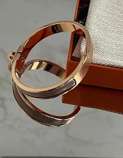 Hermès Mini Clic Kelly Bracelet – Enamel & Gold-Plated Hardware - 5