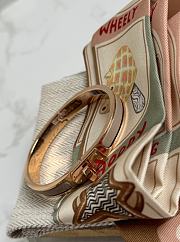 Hermès Mini Clic Kelly Bracelet – Enamel & Gold-Plated Hardware - 6