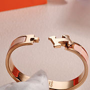 Hermès Clic H Bracelet – Enamel & Gold-Plated Palladium Hardware - 6