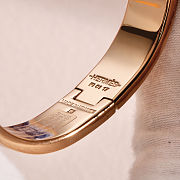 Hermès Clic H Bracelet – Enamel & Gold-Plated Palladium Hardware - 5