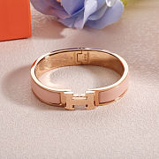 Hermès Clic H Bracelet – Enamel & Gold-Plated Palladium Hardware - 3