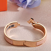 Hermès Clic H Bracelet – Enamel & Gold-Plated Palladium Hardware - 2