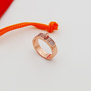 Hermès-Inspired Kelly Buckle Ring – Gold, Silver & Rose Gold with Crystals - 5