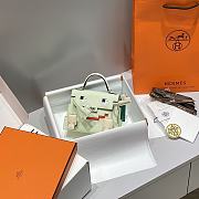 Hermès Kelly Doll Picto Bag – Mint Green Multicolor Swift Leather - 6