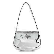 Prada Cleo Shoulder Bag in Mirror Metallic Silver - 6