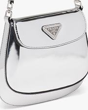 Prada Cleo Shoulder Bag in Mirror Metallic Silver - 3