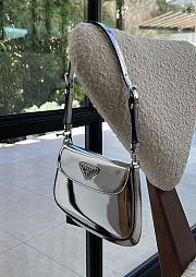 Prada Cleo Shoulder Bag in Mirror Metallic Silver - 2