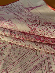 Hermès Les Jardins sur le Toit Scarf – Pink Silk Twill 90X90 - 2