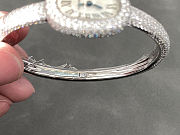 Cartier Baignoire Diamond-Pavé Bangle Watch – White Dial - 5
