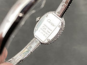 Cartier Baignoire Diamond-Pavé Bangle Watch – White Dial - 4