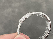 Cartier Baignoire Diamond-Pavé Bangle Watch – White Dial - 3